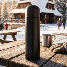 AUCKLAND ruostumattomasta teräksestä valmistettu termospullo 500 ml