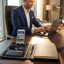 A5-kansio 4000 mAh power bankilla LENO