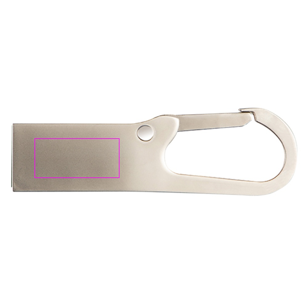 Metallinen 8GB 2.0 USB-muistitikku LAS CRUCES