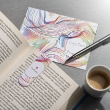 Postikortti kirjanmerkillä LIBRO Pierre Cardin