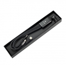 3-in-1-latauskaapeli valaistulla logolla Pierre Cardin