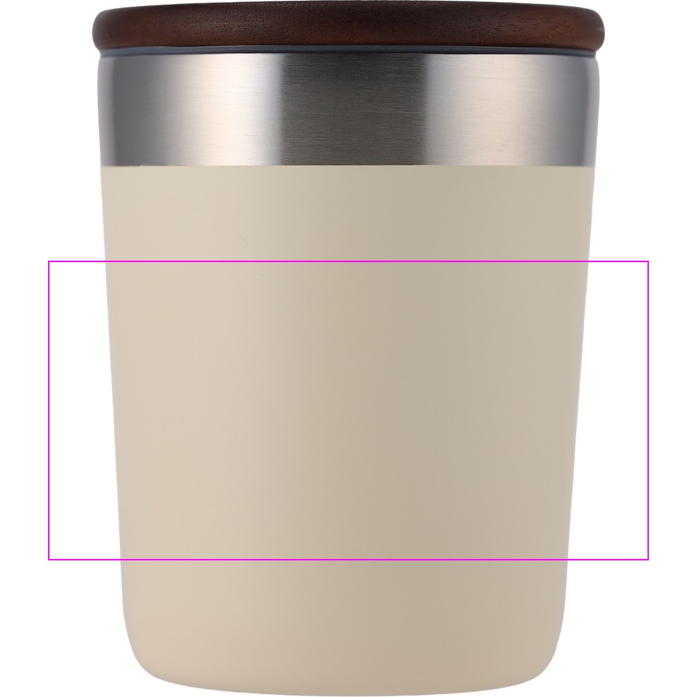 Ruostumattomasta teräksestä valmistettu kierrätysmateriaaleista tehty termosmuki PORTOFINO MoLu 300 ml