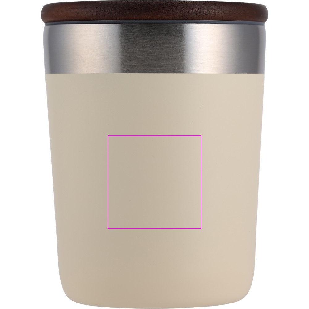 Ruostumattomasta teräksestä valmistettu kierrätysmateriaaleista tehty termosmuki PORTOFINO MoLu 300 ml