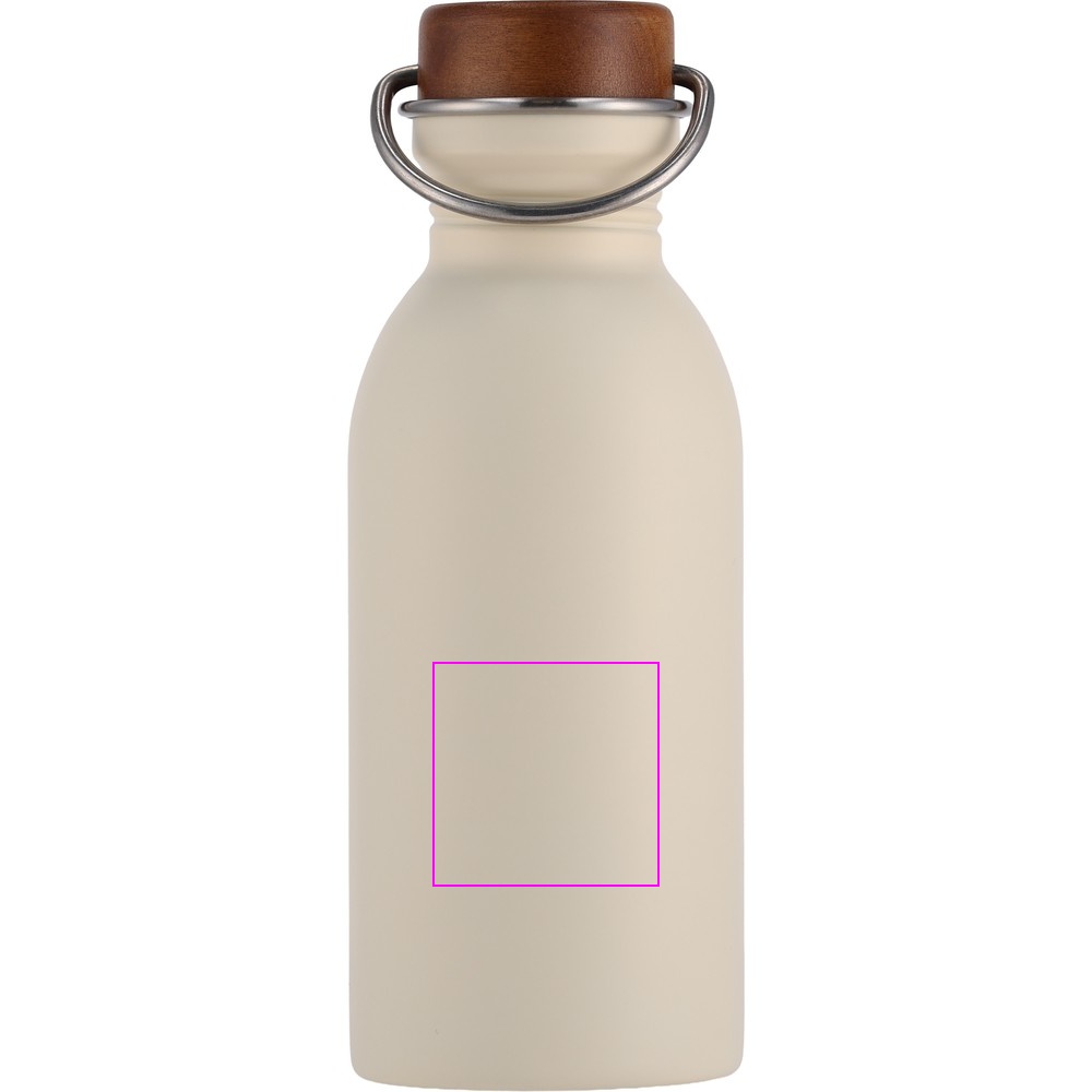 Ruostumattomasta kierrätetystä teräksestä valmistettu juomapullo IBIZA MoLu 500 ml
