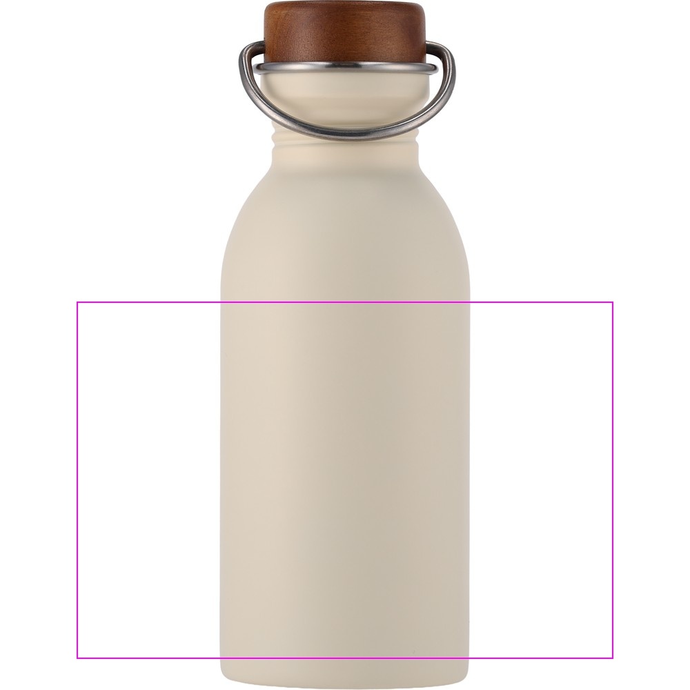Ruostumattomasta kierrätetystä teräksestä valmistettu juomapullo IBIZA MoLu 500 ml