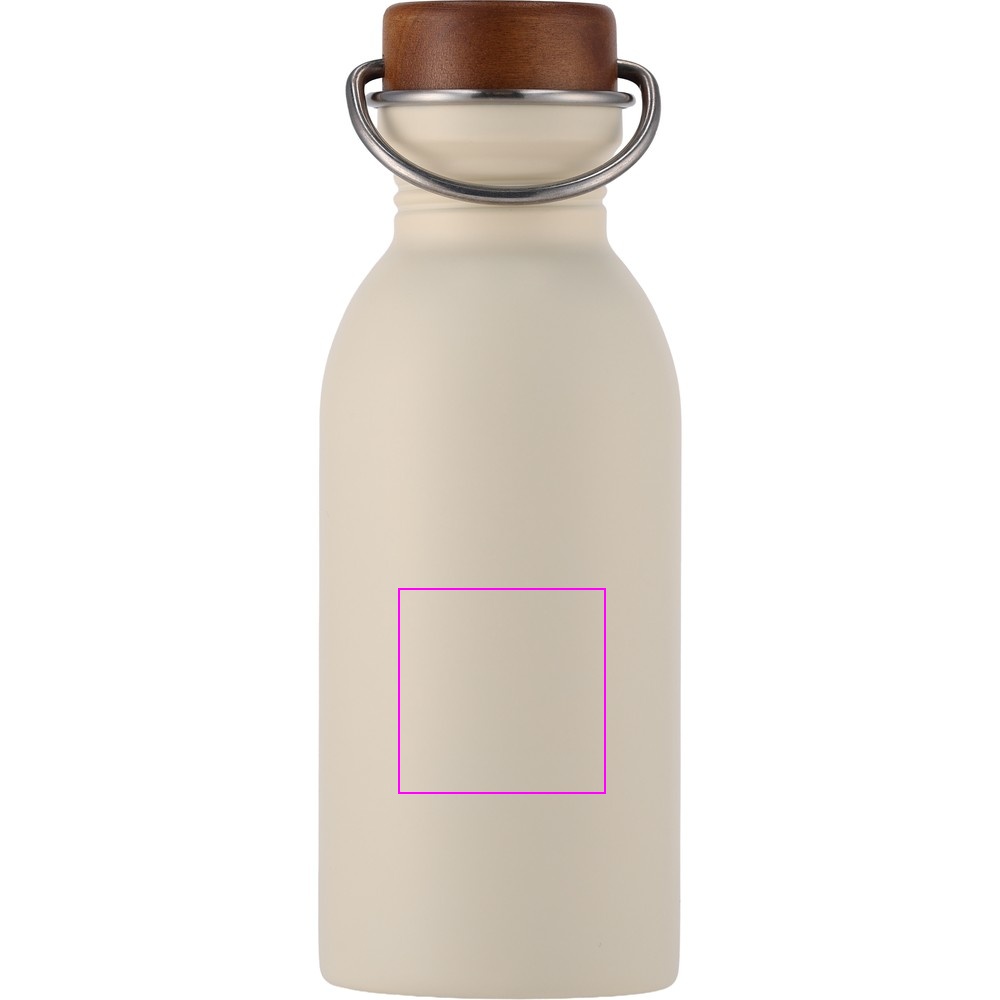 Ruostumattomasta kierrätetystä teräksestä valmistettu juomapullo IBIZA MoLu 500 ml