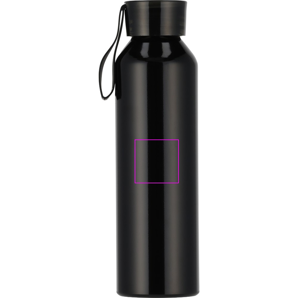 Pullo kierrätetystä alumiinista CORK 600 ml