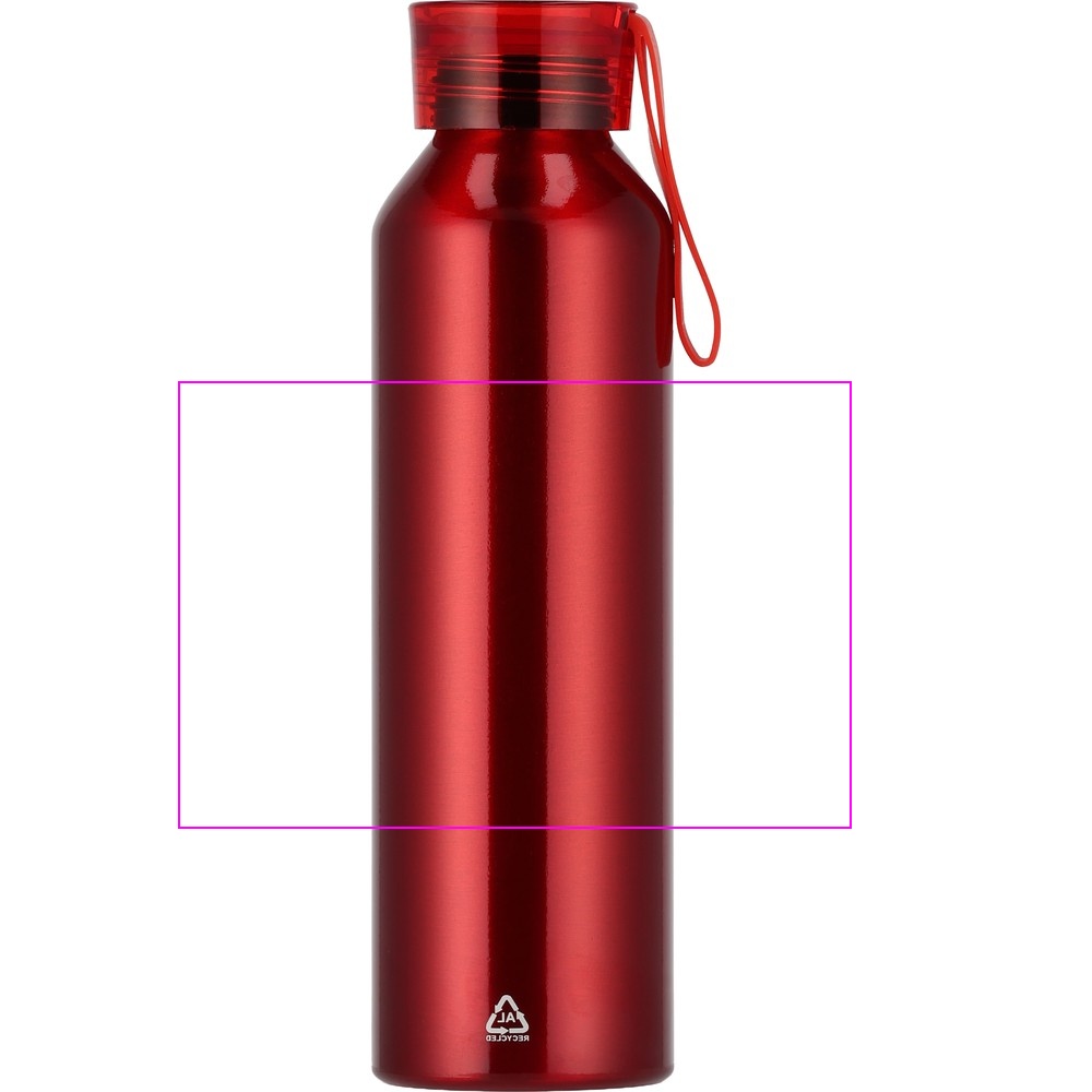 Pullo kierrätetystä alumiinista CORK 600 ml