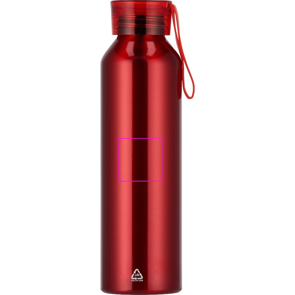 Pullo kierrätetystä alumiinista CORK 600 ml