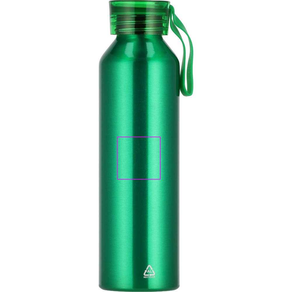 Pullo kierrätetystä alumiinista CORK 600 ml