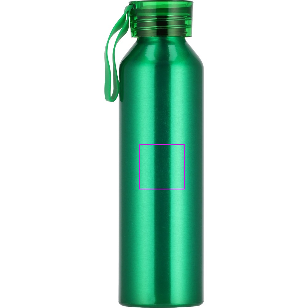 Pullo kierrätetystä alumiinista CORK 600 ml