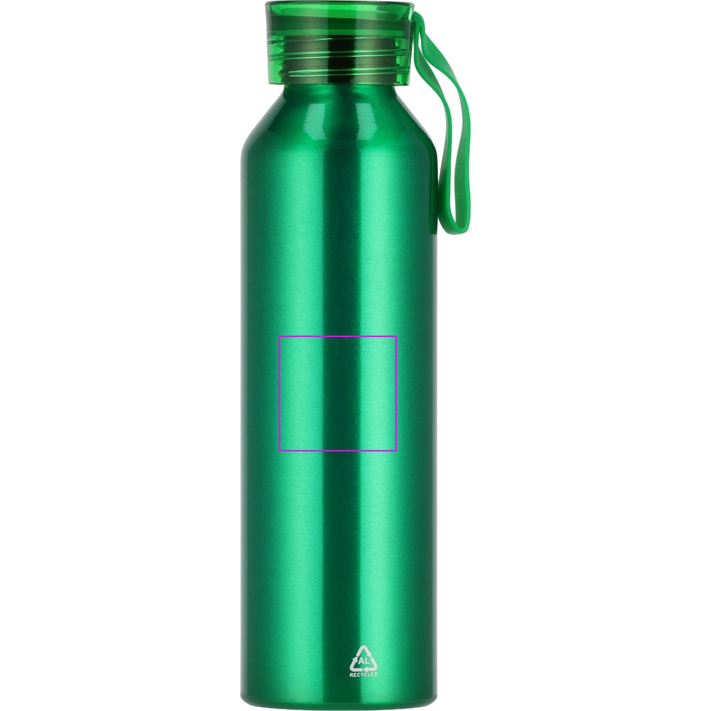Pullo kierrätetystä alumiinista CORK 600 ml