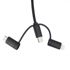 4-in-1-kaapeli valaistulla logolla, LH-ZM02