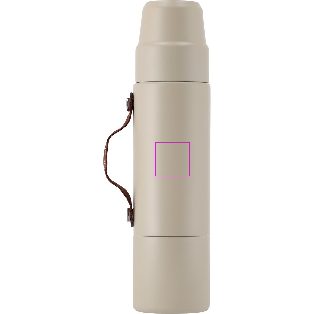 Ruostumattomasta kierrätetystä teräksestä valmistettu termospullo LE BOURGET MoLu 1000 ml
