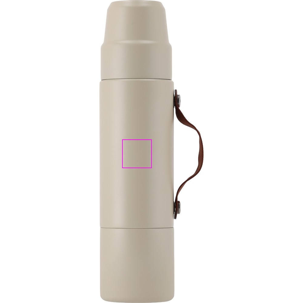 Ruostumattomasta kierrätetystä teräksestä valmistettu termospullo LE BOURGET MoLu 1000 ml
