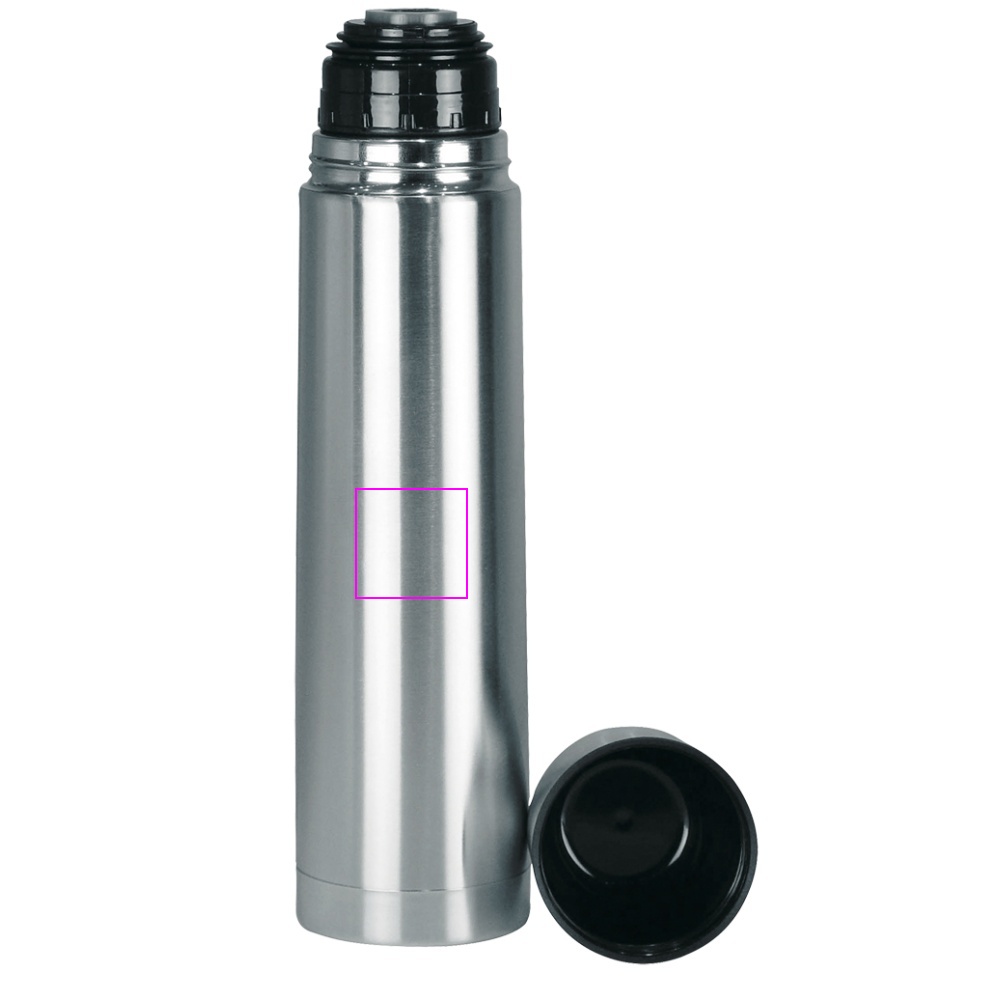 Ruostumattomasta teräksestä valmistettu termospullo VIRGINIA BEACH 1000 ml